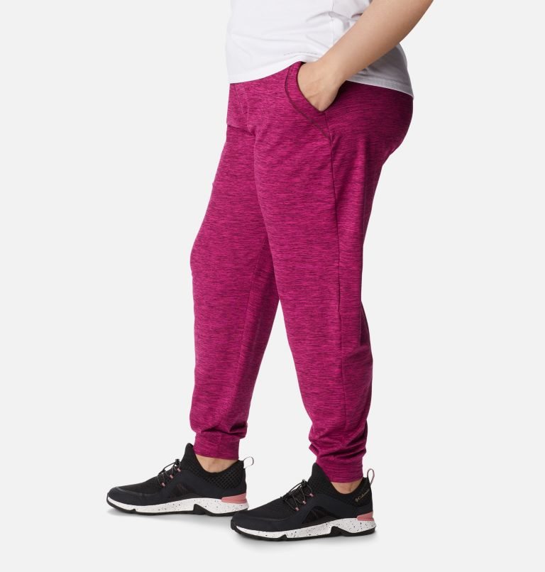 Women's Columbia Weekend Adventure Jogger Fuchsia | Plus Size CA-JC863